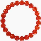 Carnelian Bead Bracelet -  Majix Dragon