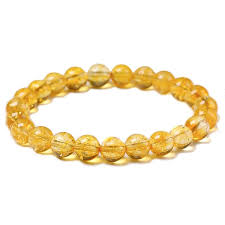 Citrine Bead Bracelet -  Majix Dragon