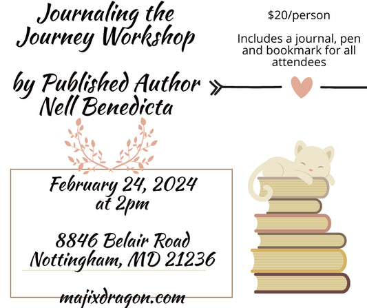 Journaling the Journey Workshop 2/24/24 at 2pm