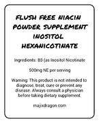 Flush Free Niacin Powder Vit B3 -  Majix Dragon