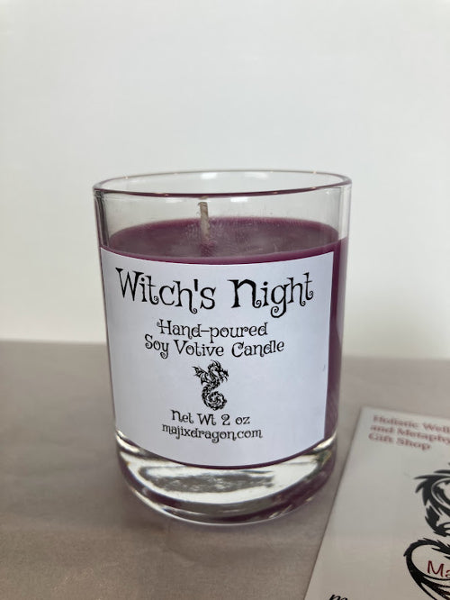 Witch's Night Hand Poured Soy Candle -  Majix Dragon