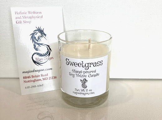 Sweet Grass Hand Poured Soy Candle (Votive)