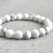 Howlite Bead Bracelet -  Majix Dragon