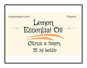 Lemon Essential Oil -  Majix Dragon