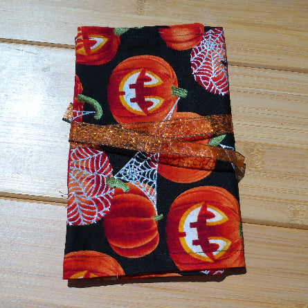 Tarot Card Holder, Pumpkin, sparkly orange cord -  Majix Dragon