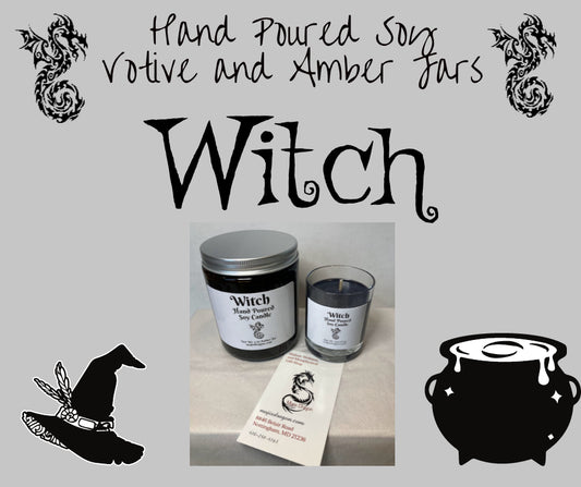 Witch Hand Poured Soy Votive Candle -  Majix Dragon